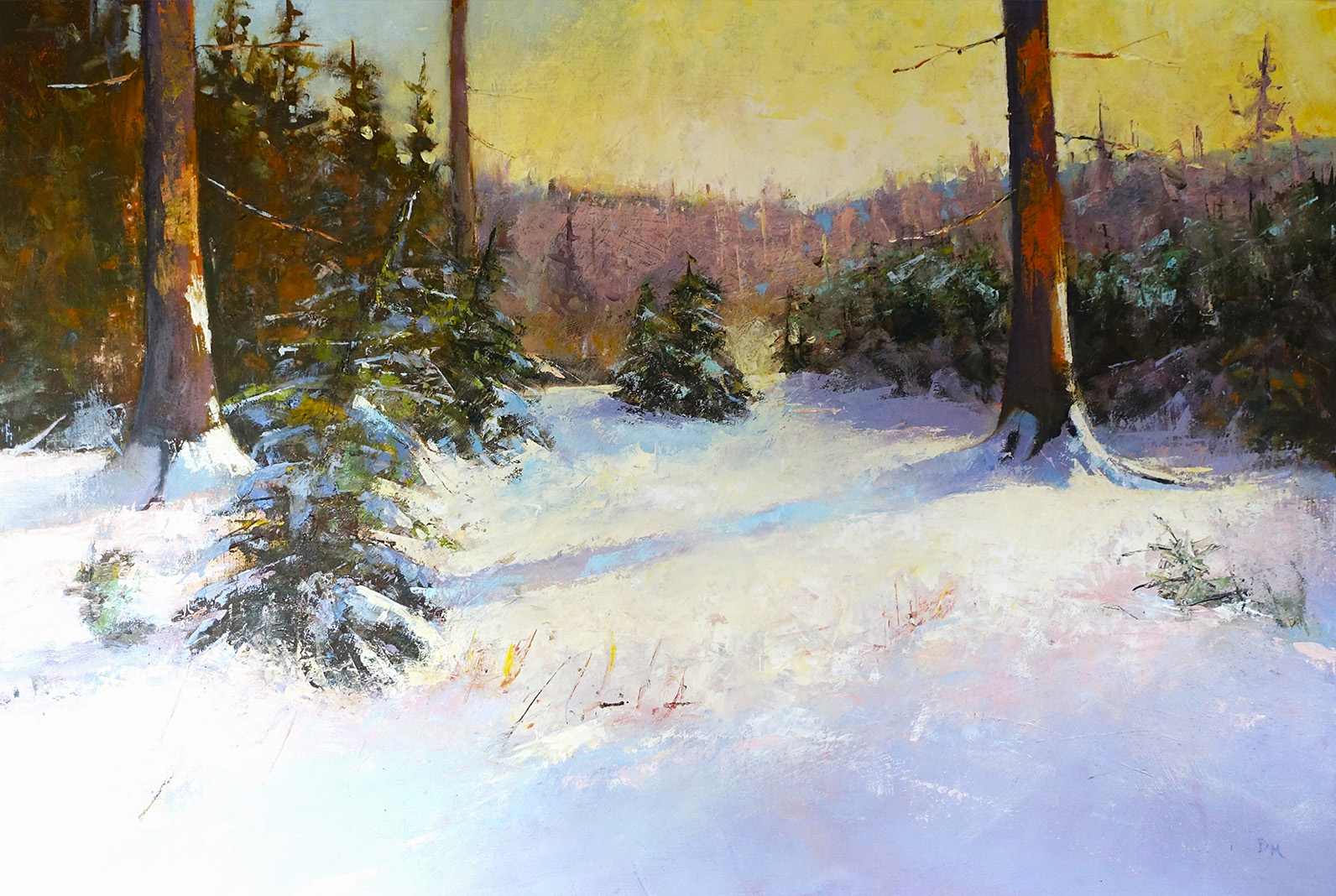 Gemälde Winter